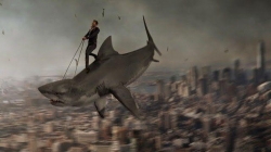 Sharknado 5: Global Swarming photo from the set.