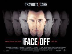 Face/Off photo from the set.