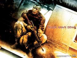 Black Hawk Down photo from the set.
