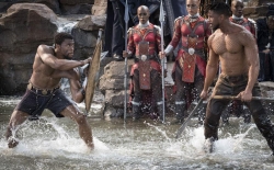 Black Panther photo from the set.