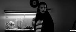 A Girl Walks Home Alone at Night photo from the set.