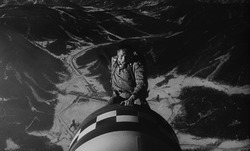 Dr. Strangelove or: How I Learned to Stop Worrying and Love the Bomb photo from the set.