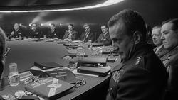 Dr. Strangelove or: How I Learned to Stop Worrying and Love the Bomb photo from the set.