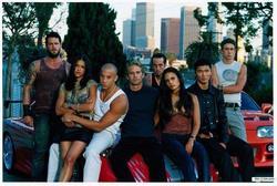The Fast and the Furious photo from the set.