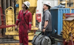 Deepwater Horizon photo from the set.