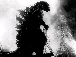 Gojira photo from the set.