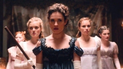 Pride and Prejudice and Zombies photo from the set.