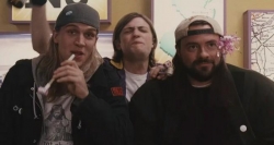 Clerks II photo from the set.