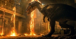 Jurassic World: Fallen Kingdom photo from the set.