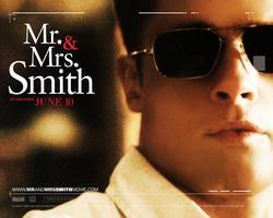 Mr. & Mrs. Smith photo from the set.