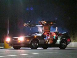 Back to the Future Part III photo from the set.