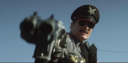 Officer Downe photo from the set.