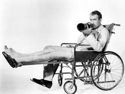 Rear Window photo from the set.