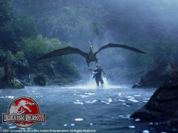 Jurassic Park III photo from the set.