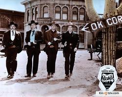 Gunfight at the O.K. Corral photo from the set.