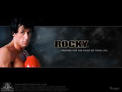 Rocky photo from the set.
