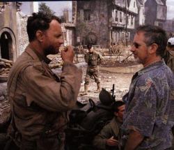 Saving Private Ryan photo from the set.