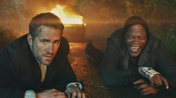 The Hitman's Bodyguard photo from the set.