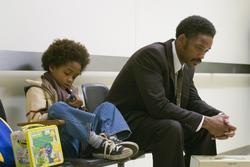 The Pursuit of Happyness photo from the set.