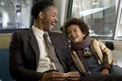 The Pursuit of Happyness photo from the set.