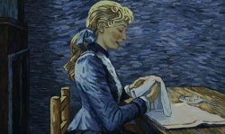 Loving Vincent photo from the set.