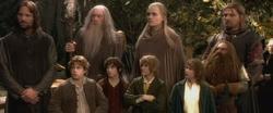 The Lord of the Rings: The Fellowship of the Ring photo from the set.