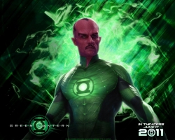 Green Lantern photo from the set.