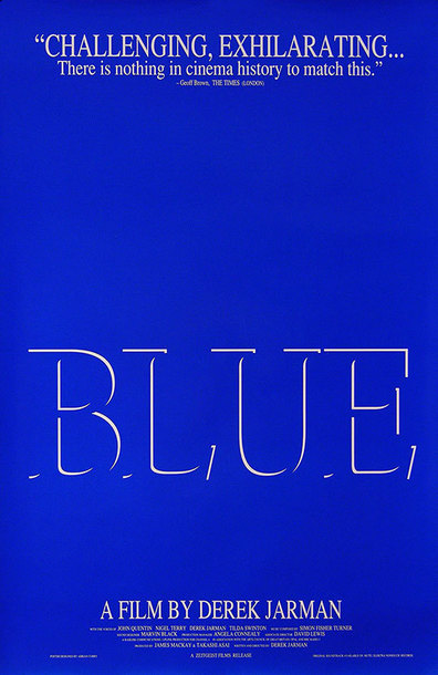 Movies Blue poster