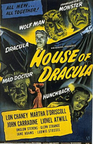Movies House of Dracula poster