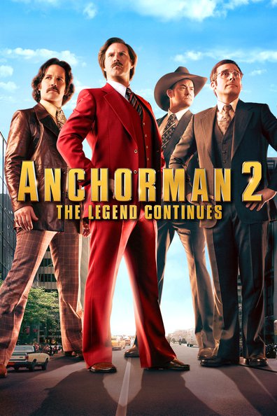 Movies Anchorman 2: The Legend Continues poster