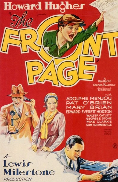 Movies The Front Page poster