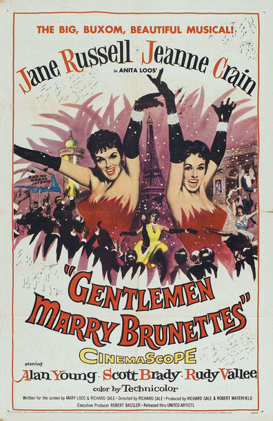 Movies Gentlemen Marry Brunettes poster