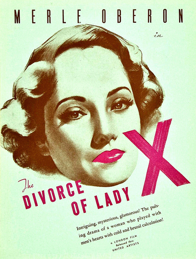 Movies The Divorce of Lady X poster