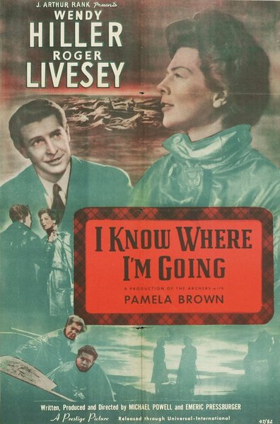 Movies 'I Know Where I'm Going!' poster