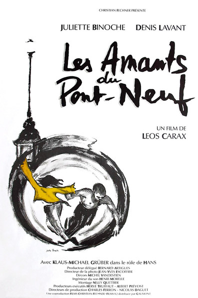 Movies Les amants du Pont-Neuf poster