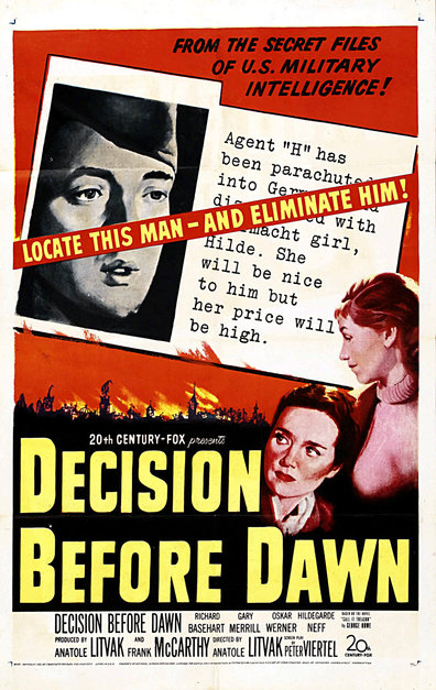 Movies Decision Before Dawn poster