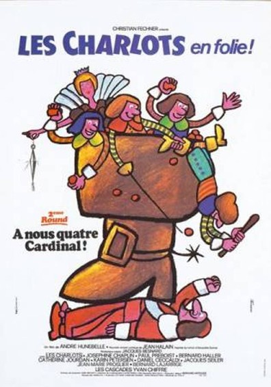 Movies Les Charlots en folie: A nous quatre Cardinal! poster