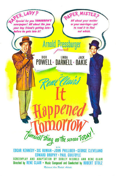 Movies It Happened Tomorrow poster