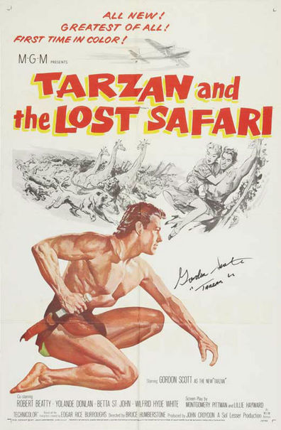 Movies Tarzan and the Lost Safari poster