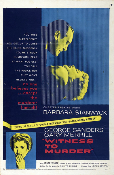 Movies Witness to Murder poster