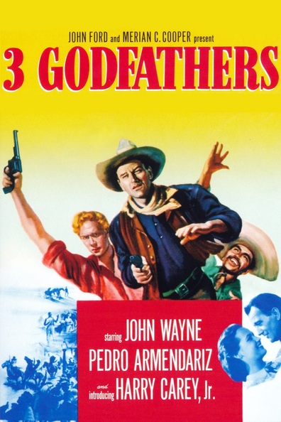 Movies 3 Godfathers poster