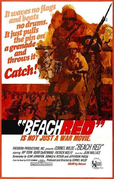 Movies Beach Red poster