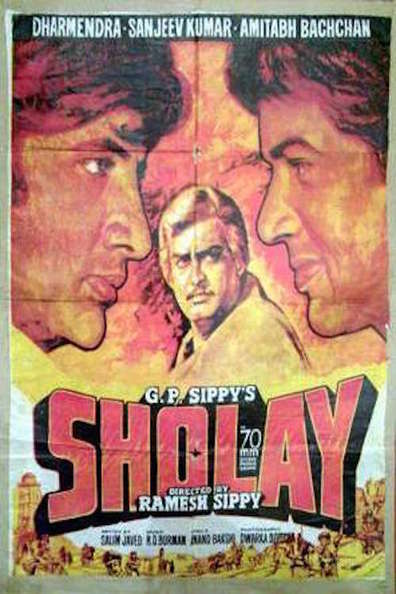 Movies Sholay poster