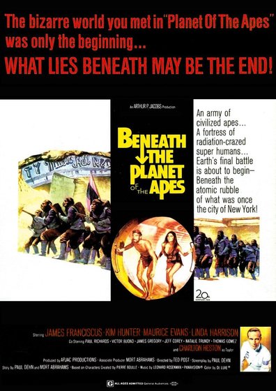 Movies Beneath the Planet of the Apes poster