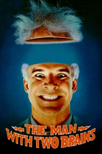 Movies The Man with Two Brains poster