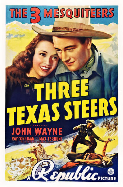 Movies Three Texas Steers poster