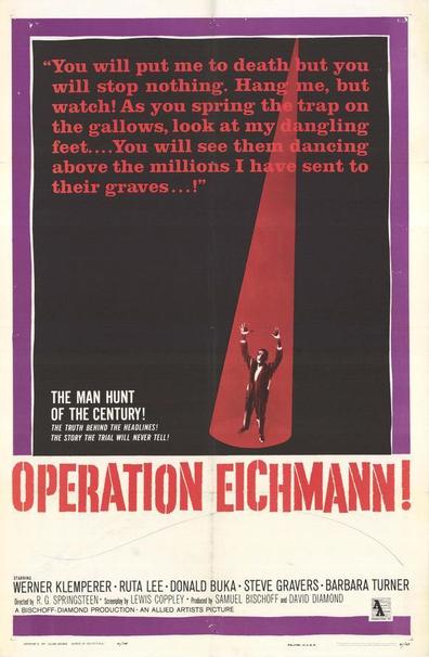 Movies Operation Eichmann poster