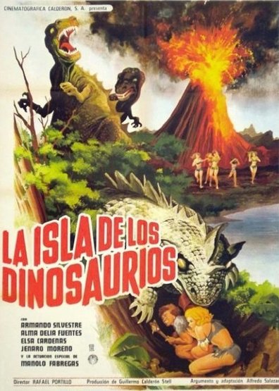 Movies La isla de los dinosaurios poster
