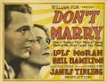 Movies Don't Marry poster