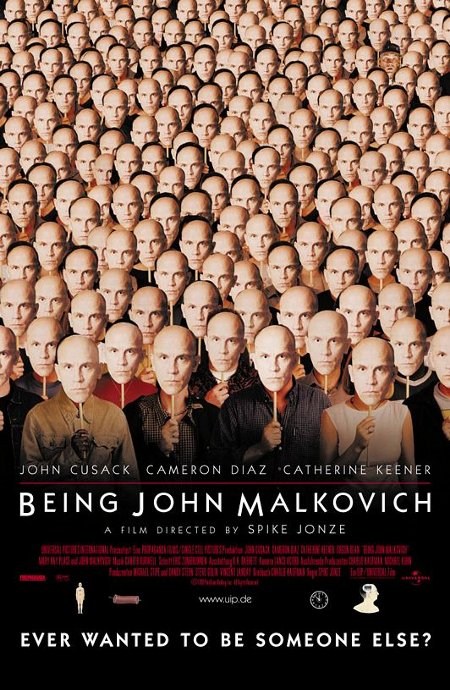 Being John Malkovich is similar to The Girl from Thunder Mountain.